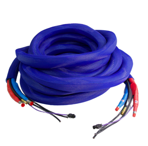 50' Heated Hose, 3/8" I.D., 2,000 psi w/ Scuff &T?C Cable