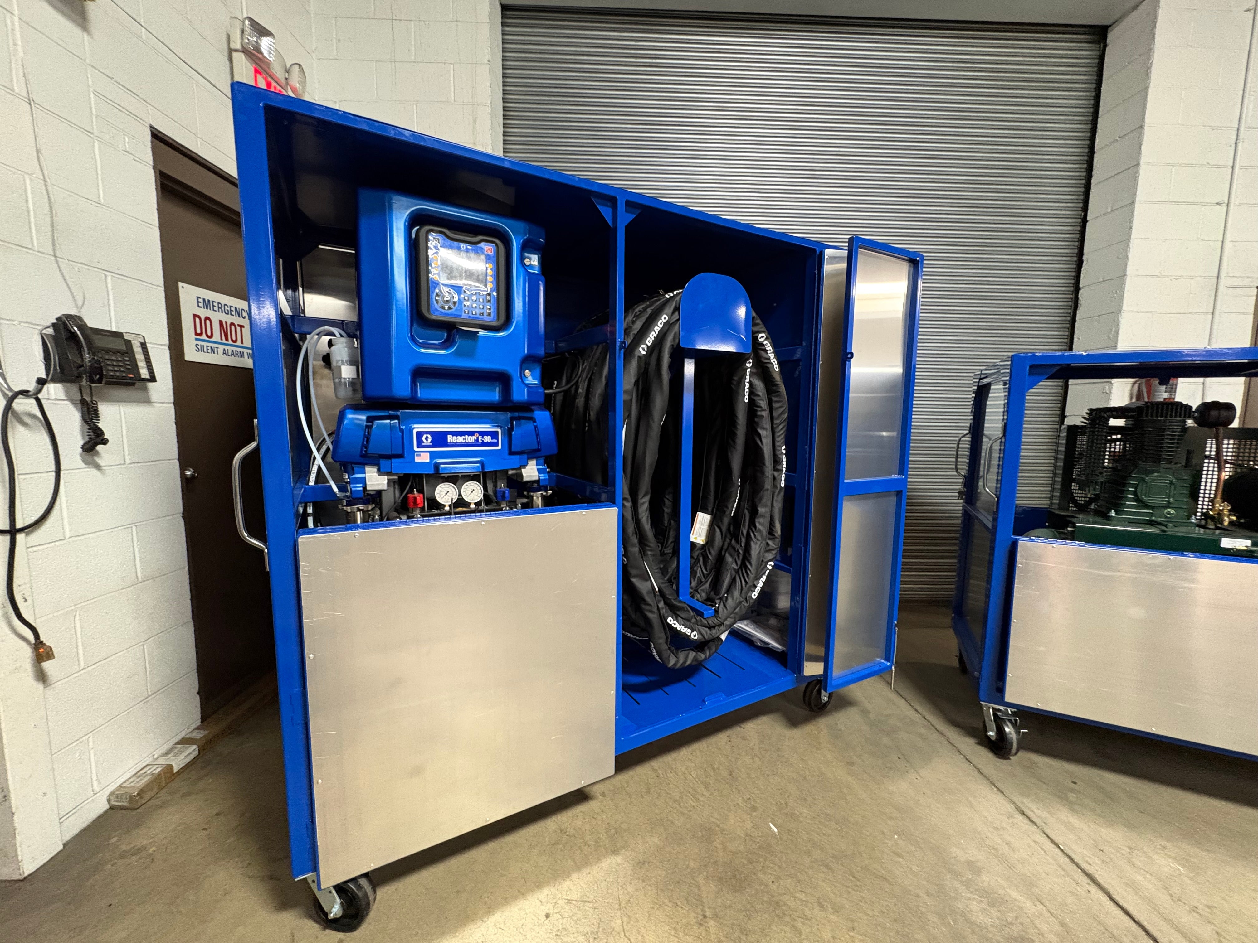 Enclosed Portable Spray Foam Rig