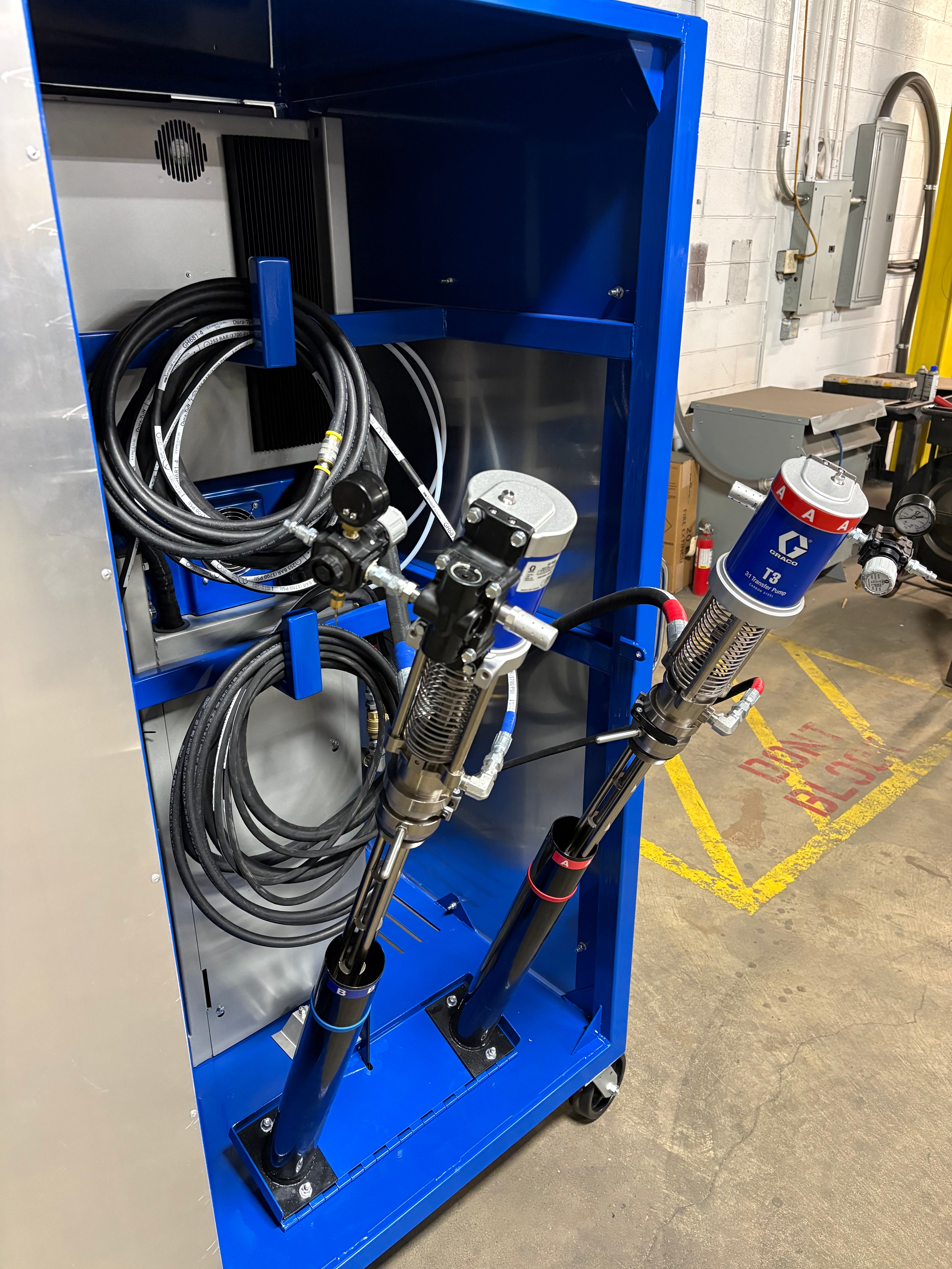 Enclosed Portable Spray Foam Rig