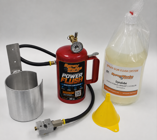 flush spray foam gun