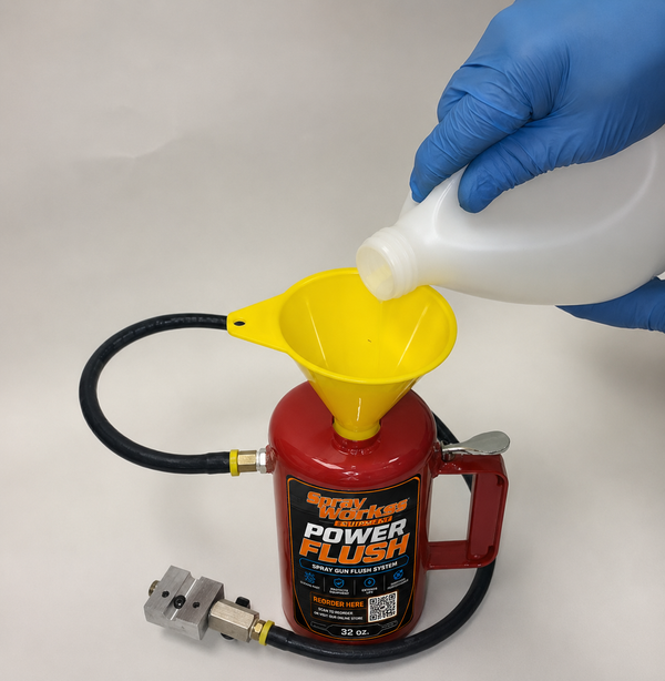 flush spray foam gun