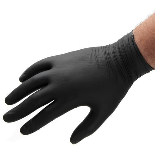 Industrial Nitrile Gloves (black) XL