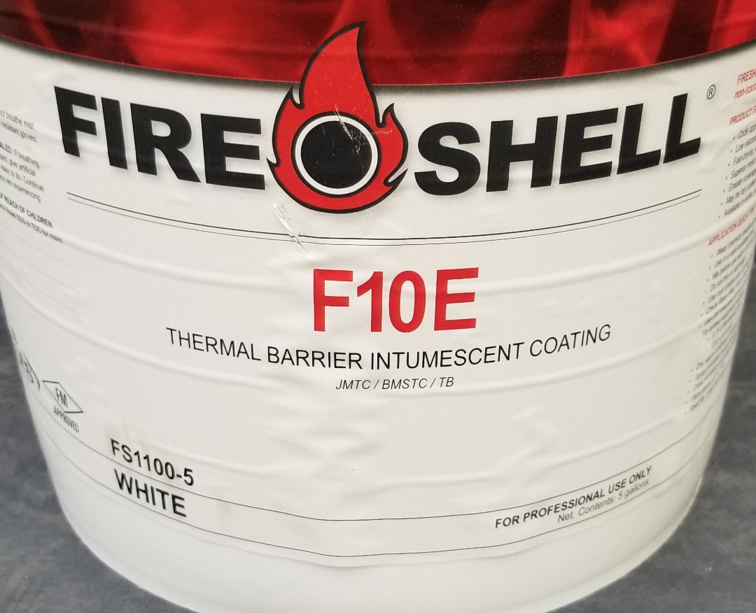 F10E - Fireshell Intumescent  Coating White, 5 Gallon Pail