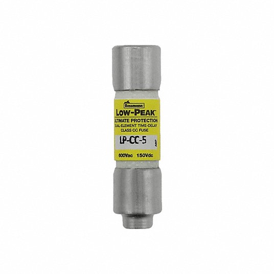 Time Delayed Fuses 5 AMP Bussman CC Fuse LP-CC-5